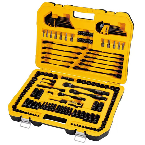 DeWalt 184Piece Mechanics Socket Set Spanner Ratchet Drive Tool Case DWMT45184-1