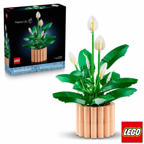LEGO Botanicals Peace Lily 18+ Years Special Flower Decor Gift Toy - Model 11504
