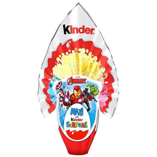 Ferrero Kinder Maxi Flame Surprise Easter Egg Chocolate Marvel Avengers Toy 320g