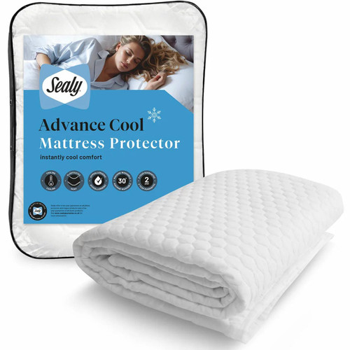 Sealy Advance Cool Comfort Mattress Protector Super King Bed Size 200 x 180cm