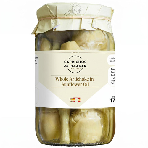 Caprichos Del Paladar Long Stem Whole Spanish Artichokes in Sunflower Oil 1.7kg