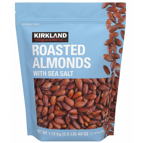 Kirkland Signature Oil Roasted Seasoned With Sea Salt Almonds Nut Pack 1.13kg