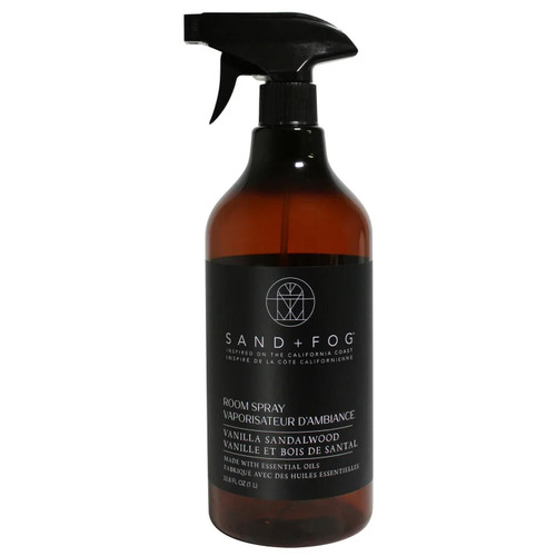 Sand + Fog Home Textile Room Fragrance Scent Vanilla Sandalwood Spray Bottle 1L