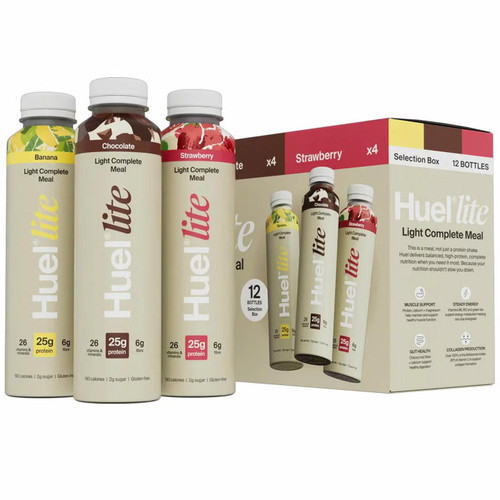 Huel Lite Light Complete Meal Drink Protein Meal Shake Drink Mix Pack 12 x 500ml