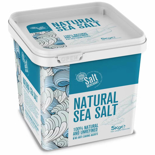 Salt Merchant Natural Sea Salt Natural Unrefined Season Herb Spice Tub Pack 5kg