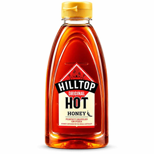 Hilltop Hot Honey Sweet Spicy Chilli Extract Drizzle Squeeze Bottle Pack 1.36kg
