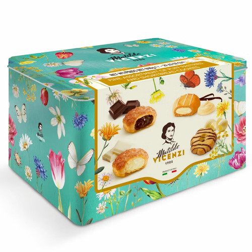 Vicenzi Italian Biscuit Assortment Cookies Biscuit Collection Gift Tin Pack 907g