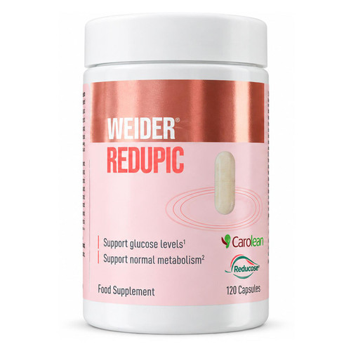 Weider Redupic Carolean Reducose Glucose Metabolism Food Supplement 120 Capsules