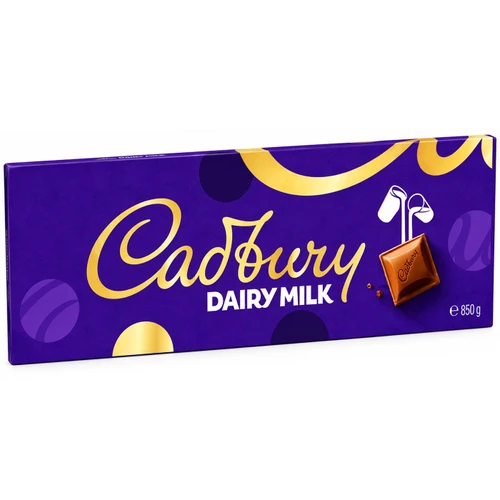 Cadbury Dairy Milk Giant XL Milk Chocolate Bar Sharing Gift Large Big Pack 850g