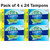 Tampax Pearl Compak Applicator Super Leak Protection - Pack of 4 x 24 Tampons