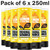 Original Source Zesty Lemon Shower Gel Natural Body Wash Bottle Pack 6 x 250ml