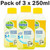 Dettol Washing Machine Cleaner Citrus Lemon Breeze Limescale Pack of 3 x 250ml