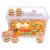 Trolli Party Burger Mini Sweets 60 Gummies Fruit Layers Flavour Party Pack 600g