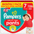 Pampers Baby Dry Size7 Diaper Pants 17+kg Stretchy Large Monthly Pack 126Nappies