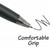 Bic BU3 Grip Comfort Retractable Ballpoint Pen Black Ink 1.0mm Medium Pack of 60
