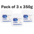 E45 Moisturising Cream Sensitive Dry Skin Body Care Pack 3 x 350g