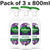 Zoflora Midnight Blooms Multi-Purpose Disinfectant Cleaner Spray Pack of 3x800ml