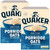 Quaker Porridge Oats Wholegrain Breakfast Rolled Cereal No Sugar Pack 2 x 1.5kg
