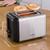 Bosch DesignLine 2 Slot Toaster Silver Stainless Steel Compact Silver TAT3P420GB