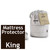Panda Bamboo Mattress Protector Anti-Bacterial Protect King Bed Size 200x150cm