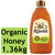 Rowse Easy Organic Clear Honey Pure Natural Smooth Taste Squeezy Pack of 1.36kg