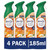 Febreze Air Mist Citrus & Verbena Scent Aerosol Fresh Smell Spray Pack 4 x 185ml