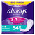 Always Dailies Panty Liners Normal Daily Fresh Protect Flexible Pack 3 x 54 Pads