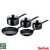 Tefal Induction Cookware All Hobs Non-sick Coating Sauce Frying Pan+Lid 5Pcs Set