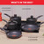 Tefal Induction Cookware All Hobs Non-sick Coating Sauce Frying Pan+Lid 5Pcs Set