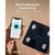 Eufy P2 Digital Smart Scale in Black Virtual 3D Body App Model Measure T9148111