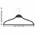 Rubberized Non-Slip Space Saving Hangers Clothes Closet Organise Garment 50 Pack