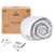 Panda The Cloud Bamboo 4.5 Tog All Seasons Duvet UK Double Bed Size 200x200cm