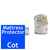 Panda Bamboo Mattress Protector Cover Waterproof Washable Cot Bed Size 120x60cm