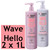 Noughty Wave Hello Shampoo & Conditioner Hair Gently Curl Definition Pack 2 x 1L