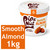 Pip & Nut Smooth Almond Butter Natural Nuttiness No Added Sugar Vegan Big Tub1kg