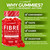 NKD Living Fibre Gummies 5000mg Probiotic Vegan Mixed Berry Pack 2 x 60 Gummies