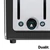 Dualit Architect 1.5L Kettle 4 Slot Toaster Set Modern Silver Matt Black 10135
