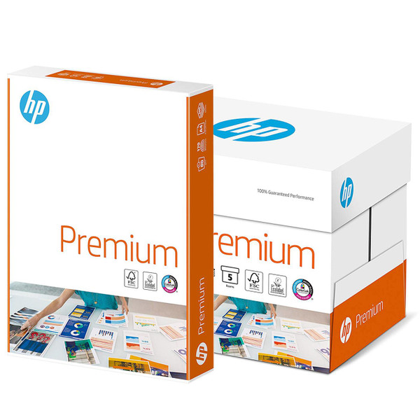 Hewlett Packard HP Premium 90GSM CHP852 Printing A4Paper 2500 Sheets 5Reams Pack