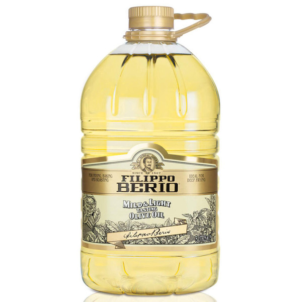 Filippo Berio Mild and Light in Colour Olive Oil Baking Deep Frying Roasting 5L