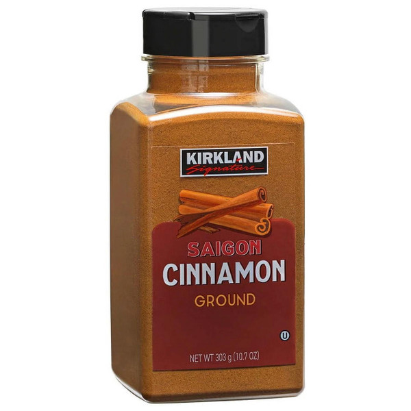 Kirkland Signature Saigon Cinnamon Ground Sweet Spice Seasoning Pack Jar 303g