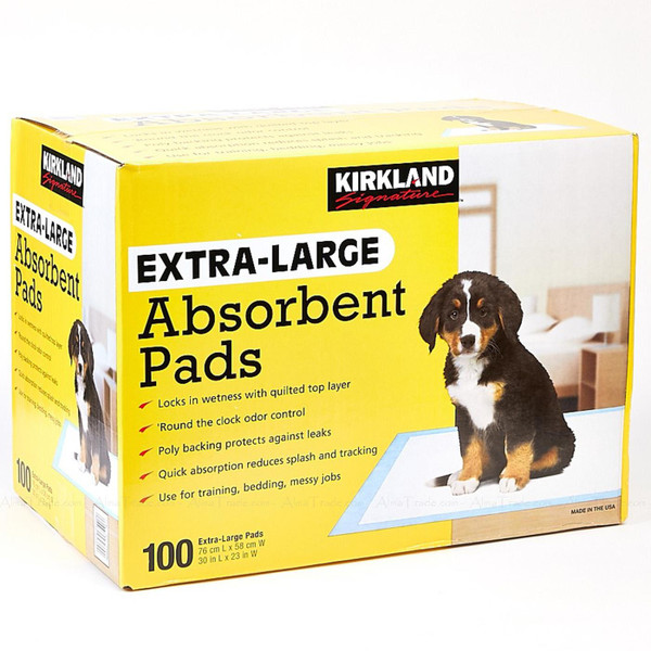 Kirkland Signature Extra-Large Absorbent Pads XL 76x59cm Training Mat 100 Sheets