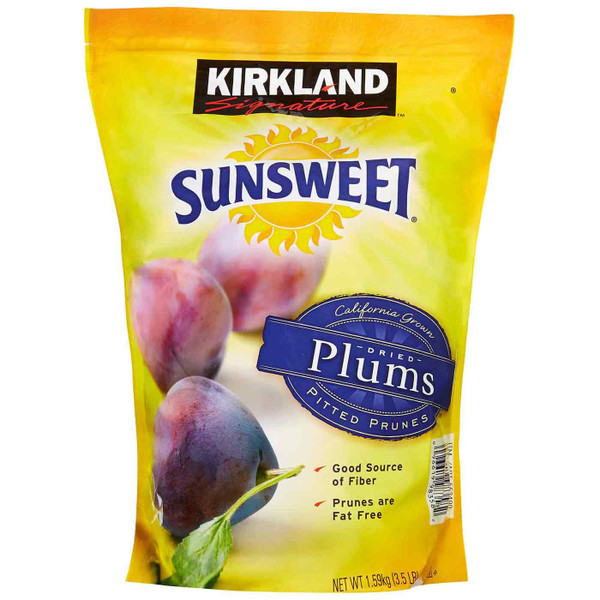 Kirkland Signature Sunsweet Pitted Dried Plums Dry Fruit 40 Serving Pack 1.59kg