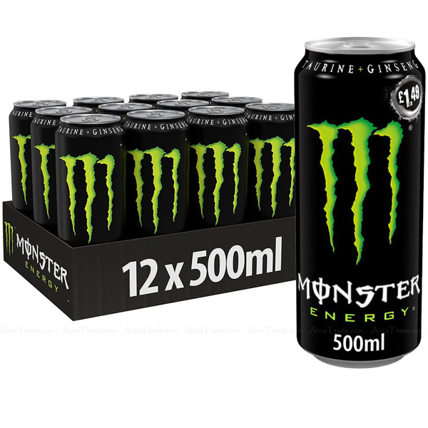 Monster Energy Drink Original Classic Cans Party Sports Box Set Pack 12 x 500ml