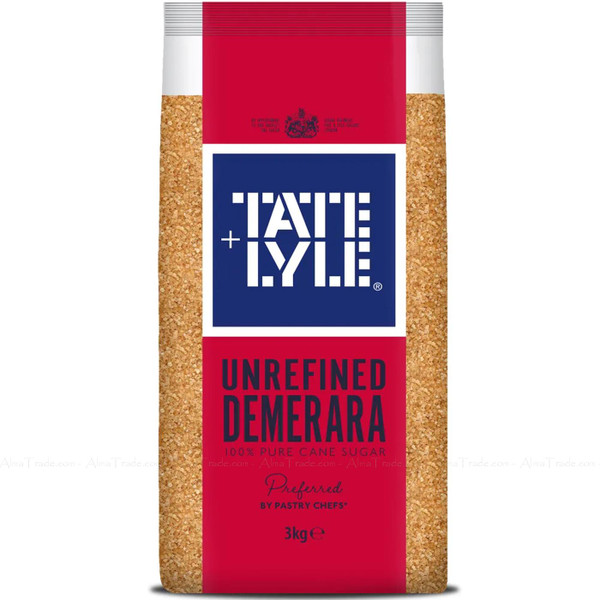 Tate & Lyle Medium Bodied Fruity Guyanese Inspired Cane Demerara Sugar Pack 3kg
