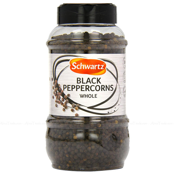 Schwartz Spice Herb Food Flavour Dressing Seasoning Whole Black Peppercorns 460g