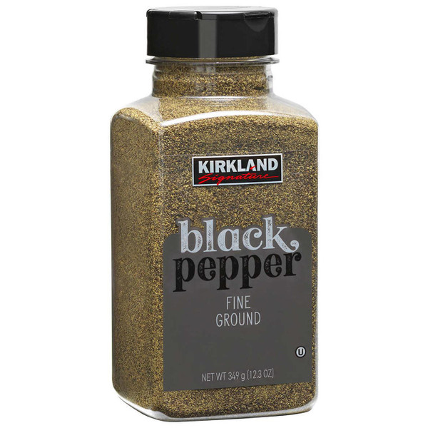 Kirkland Signature Fine Ground Black Pepper Food Spice Seasoning Dressing 348g