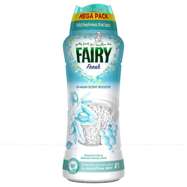 Fairy In-Wash Scent Booster Laundry Almond Milk Manuka Fresh Fragrance Smell570g