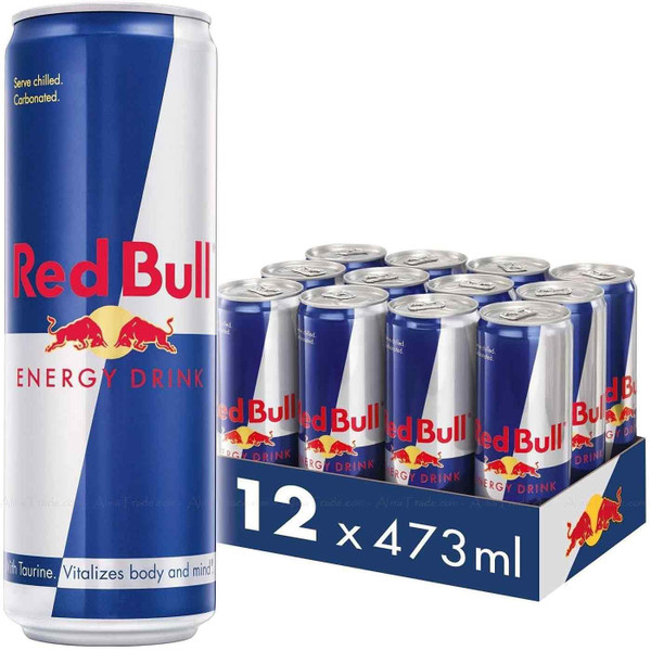 Red Bull Energy Drink Original Classic Cans Party Wings Box Set Pack 12 x 473ml