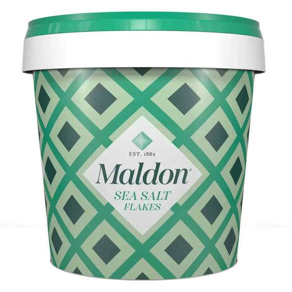 Maldon Sea Salt Flakes Soft & Crunchy Food Cooking Catering White Spice Tub 570g