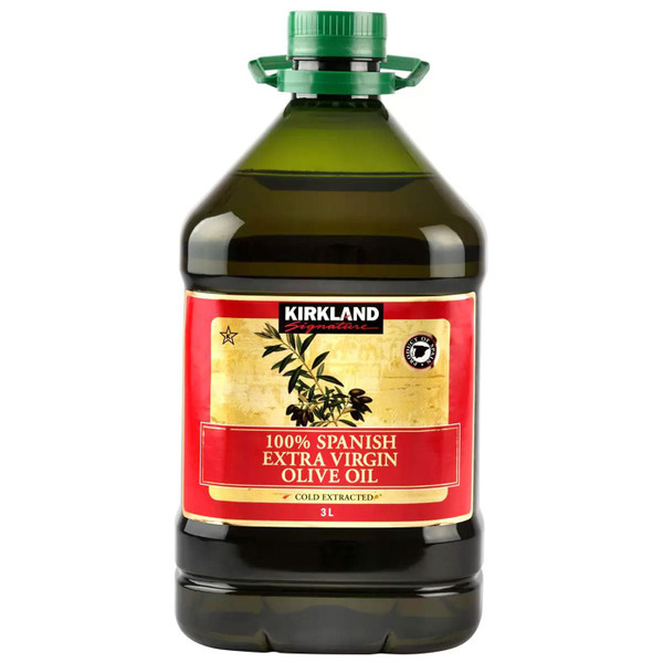 Kirkland Signature Spanish Kosher Extra Virgin Cold Extracted Olive Oil Pack 3L